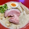 おいらのらーめん ピノキオ - 真っ赤な丼にアワアワエスプーマスープ