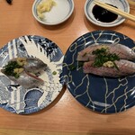 ひょうたんの回転寿司 - 鯵と鰯