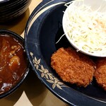 トージツフーズ - ソースメンチカツ丼の材料
