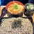 蕎麦いまゐ - 料理写真:ざる蕎麦大盛りとカツ丼のセット　850円＋120円
