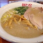 長浜ラーメンじろう。 - ラーメン+シナチク+替え玉=680円