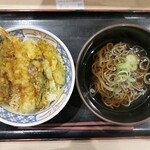 かつてん 桑園イオン店 - 天丼ミニそばセット