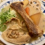 Gochi ton - 炙りスペアリブ豚汁定食(麦味噌、ライス大盛)