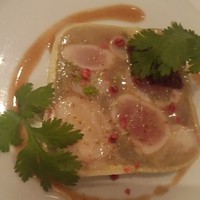 レザンファン ギャテ - 活オマール海老と地鶏のささみのテリーヌ