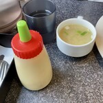 Robin - マヨドレッシングと平日サービスの味噌汁