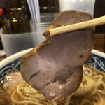 つけ麺　秋山 - 肉醤油ラーメン　チャーシュー　2023/11/27