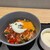 日吉軒ファイブ - 料理写真:卵に店名が！ローストビーフポーク丼