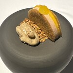 ラ・ヴァガボンド - フォアグラのテリーヌ　マンゴー　ピーカンナッツ　アマニのロースト