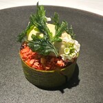 ラ・ヴァガボンド - 紅ほっぺ  タルト仕立て　ルバーブ