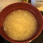Binchou Sumibi Yakitori Kadokura Shouten - 味噌汁