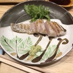 かま田 - ノドクロ炙り。ほとんど生