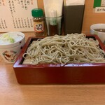 Tsunagi An - お蕎麦は、なんと九割蕎麦。細くて歯ごたえがあって辛めのつゆとすすってくみくみすると、最初に節の香りがあって咀嚼すると蕎麦の甘みが立ち美味し(๑＞◡╹๑)