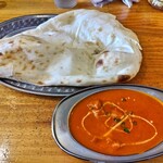 RAJ 仙台店 - バターチキンカレー☆ナン