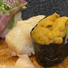 寿司割烹　海老寿司 - 雲丹と帆立