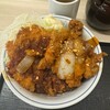 かつや - トンテキとチキンカツの合い盛り丼 