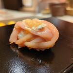 すし 良月 - 赤貝のヒモ