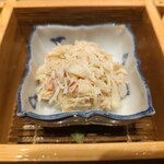 すし 良月 - 毛ガニの蒸し鮨