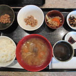 納豆食堂 - 納豆定食　７５０円