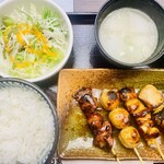 元祖やきとり串八珍 - やきとり定食