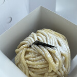 ナッシュカッツェ - 久しぶりに食べたけど840円だったけどやっぱり美味しいモンブランでした！ シェフもご機嫌で元気そうでした！ 良かった！ ここのモンブランの和栗の香りと甘さが、こってりしてるのにスーッと溶ける生クリームと、カツッと砕けるメレンゲ、最高に好き。