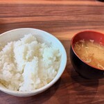 Hambagusuteki&J - ご飯と豚汁