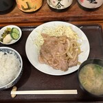 菱田屋 - 生姜焼き定食　1,450円