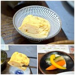 Shokudou Owan - ◆だし巻き玉子は、フワフワ。薄味で好み。 ◆お野菜のピクルス