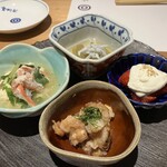 日本酒食堂 吟乃灯 - お酒のあて盛り合わせ