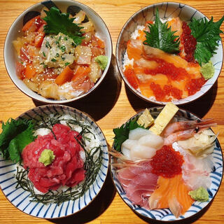 Seafood Bowl lunch from 980 yen ☆