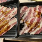 焼肉じゅうじゅうカルビ - 熟成牛カルビ焼肉丼ダブル979円税込