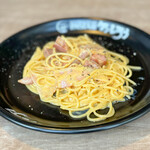 PASTA屋 ケンしろう - 料理写真:名古屋コーチン卵の濃厚カルボナーラ☆