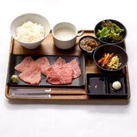 赤身と特選の合い盛り定食