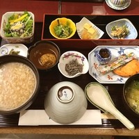 中之島なだ万 - 茶がゆ懐石朝食いただきました。