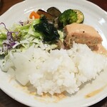 キッチン ブルー グローブ - 最後のワンプレート