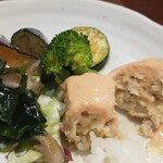 キッチン ブルー グローブ - ハンバーグは残り少ないです