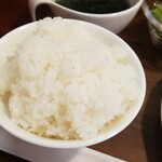 キッチン ブルー グローブ - ご飯大盛りのアップ