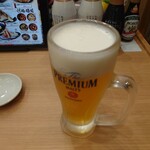 回転寿司 北海素材 - 生ビール