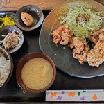 クランベリー - 斑鳩名物・竜田揚げ。ボリューミーよ。