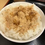 そばよし - おかかごはん小¥150