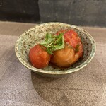 Nanko plum pickled in tomato kimchi