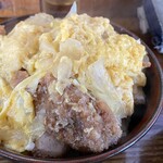 おおもり - 2024/04/11
かつ丼 500円
大盛 100円
✴︎味噌汁、漬物付き