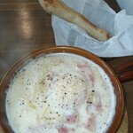 PANNACOTTA - あっさりいただけるスープタイプのカルボナーラ♪