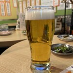 チョロ屋 - 生ビールで乾杯や