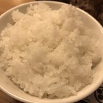 うなぎ とんかつ 濱亀 - ご飯はカタメ粒立ち良くめちゃくちゃ美味いです！