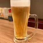 居酒屋 大ちゃん - 生ビール(中、550円)