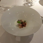 レストランディファランス - 牡蠣と白子とトビナンブール。ソースが優しく美味しい♪