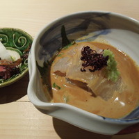 うち山 - 鯛のお刺身・香の物