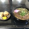 Daikokuya - かしわおにぎり¥240 肉うどん大盛¥700(+¥170)＋山菜(¥180)=¥1290