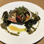 Indigo Home Kitchen Yamateras - 鮑のソテー