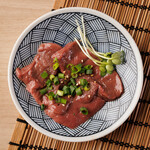 Low temperature beef liver sashimi